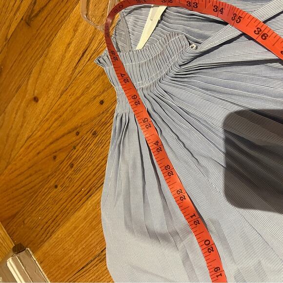 Tibi Light Blue Pleated Blouse - Picture 7 of 12